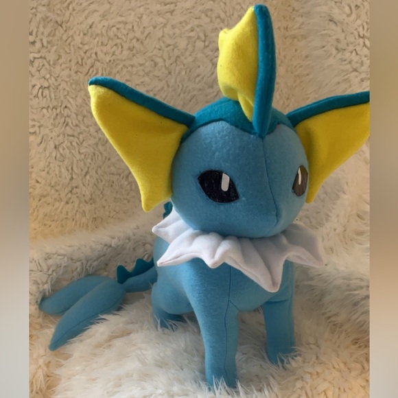 Handmade vaporeon pokemon plushie - Picture 1 of 4